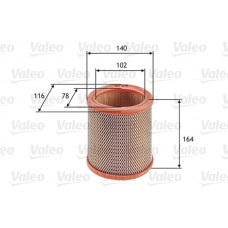 Φίλτρο αέρα PEUGEOT 106 1992 - 1995 VALEO 585602