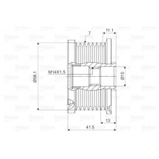 Μεμονωμένα εξαρτήματα TOYOTA LAND CRUISER 2003 - 2009 ( J120 ) VALEO 588082