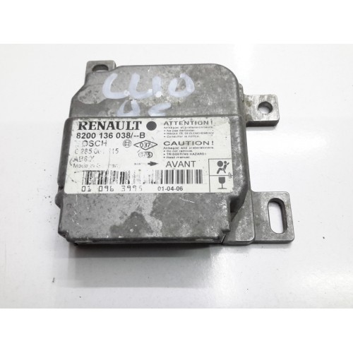Εγκέφαλος Αερόσακων Κλειδωμένο RENAULT CLIO 2001 - 2005 8200136038