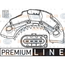 Ανεμιστήρας Καλοριφέρ Εσω NISSAN SUNNY 1991 - 1995 ( N14 ) HELLA 5