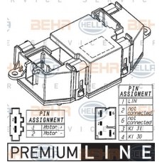 Ανεμιστήρας Καλοριφέρ Εσω AUDI A4 2008 - 2011 ( 8K ) HELLA 5HL 351 321-521