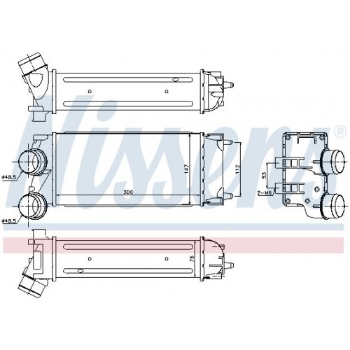 Ψυγείο Intercooler PEUGEOT 5008 2013 - 2016 627106200