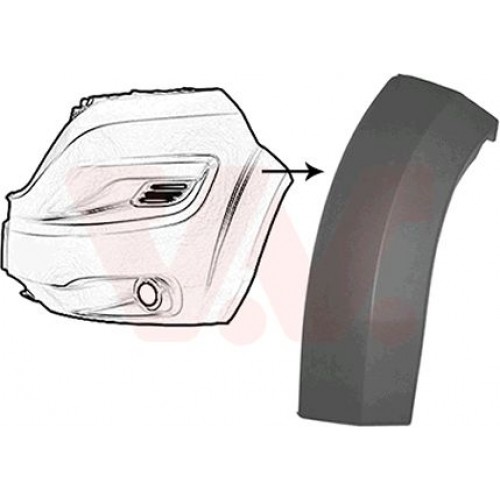 Κούρμπα Προφυλακτήρα PEUGEOT BOXER 2014 - Εμπρός Αριστερά 637006532