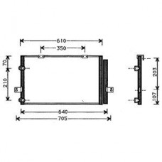 Ψυγείο A/C (Εξωτερικό) ROVER 75 1999 - 2004 ( RJ ) 690006400