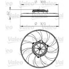 Βεντιλατέρ A/C OPEL VECTRA 2002 - 2005 ( C ) VALEO 696024