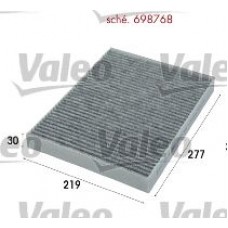 Φίλτρο αέρα εσωτερικού χώρου VW TOUAREG 2003 - 2007 ( 7L ) VALEO 698768