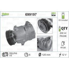 Συμπιεστής A/C (Κομπρέσορας) RENAULT MEGANE 1996 - 1998 VALEO 699197