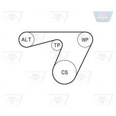Σετ ιμάντων poly-V SUZUKI SWIFT 2006 - 2008 ( RS ) OPTIBELT 6 PK 1180KT1