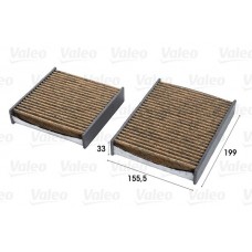 Φίλτρο αέρα εσωτερικού χώρου PEUGEOT 207 2006 - 2009 VALEO 701007
