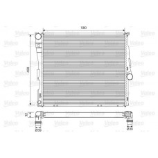 Ψυγείο Νερού BMW X3 2004 - 2007 ( Ε83 ) VALEO 701563