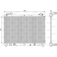 Ψυγείο Νερού SUZUKI GRAND VITARA 2006 - 2009 ( JB ) VALEO 701592