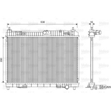 Ψυγείο Νερού FORD FIESTA 2002 - 2005 ( Mk5a ) VALEO 701603