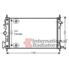Ψυγείο Νερού SAAB 9-5 2010 - 2012 702206320