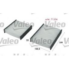 Φίλτρο αέρα εσωτερικού χώρου PEUGEOT 207 2006 - 2009 VALEO 715556