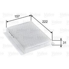 Φίλτρο αέρα εσωτερικού χώρου FIAT 500 2012 - 2017 ( L ) VALEO 715809