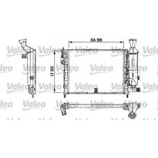 Ψυγείο Νερού CITROEN AX 1987 - 1991 ( ZA ) VALEO 730491