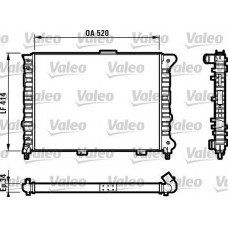 Ψυγείο Νερού ALFA ROMEO 156 2003 - 2006 ( 932 ) VALEO 732011