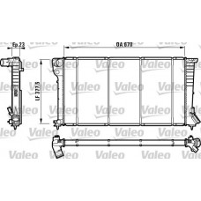 Ψυγείο Νερού PEUGEOT 306 1993 - 1996 ( N3 ) VALEO 732517