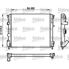 Ψυγείο Νερού RENAULT CLIO 2001 - 2005 VALEO 732523