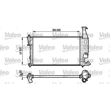 Ψυγείο Νερού PEUGEOT PARTNER Combispace 1996 - 2002 VALEO 732563