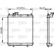 Ψυγείο Νερού NISSAN MICRA 2000 - 2003 ( K11 ) VALEO 732718