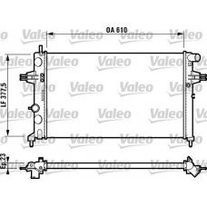 Ψυγείο Νερού OPEL ASTRA 1998 - 2004 ( G ) VALEO 732729