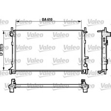 Ψυγείο Νερού FORD FOCUS 2002 - 2004 ( MK1B ) VALEO 732732