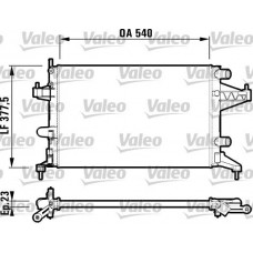 Ψυγείο Νερού OPEL CORSA 2000 - 2004 ( C ) VALEO 732825