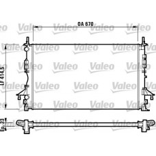Ψυγείο Νερού RENAULT LAGUNA 2001 - 2005 ( BG ) ( KG ) VALEO 732827