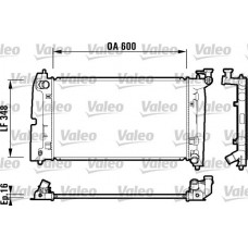 Ψυγείο Νερού TOYOTA COROLLA 2002 - 2004 ( E120 ) VALEO 734199