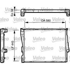 Ψυγείο Νερού BMW Z4 2003 - 2005 ( E85 ) VALEO 734276