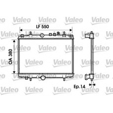 Ψυγείο Νερού PEUGEOT 406 1996 - 1999 ( 8B ) VALEO 734278