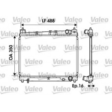 Ψυγείο Νερού TOYOTA YARIS 2003 - 2006 ( XP10 ) VALEO 734840