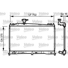 Ψυγείο Νερού MAZDA 6 2002 - 2006 ( GG )( GY ) VALEO 735053