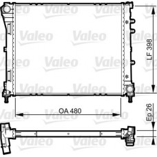Ψυγείο Νερού FORD KA 2008 - 2016 ( RU8 ) VALEO 735273