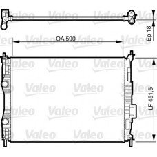 Ψυγείο Νερού NISSAN QASHQAI 2007 - 2010 ( J10 )( JJ10 ) VALEO 735283