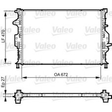Ψυγείο Νερού FORD MONDEO 2007 - 2011 ( Mk4a ) VALEO 735374