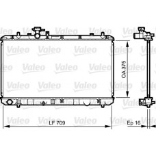 Ψυγείο Νερού SUZUKI SX4 2011 - 2013 ( RW ) VALEO 735407