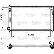 Ψυγείο Νερού MITSUBISHI LANCER 2008 - ( CX/CY ) VALEO 735575