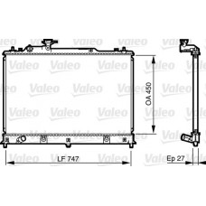Ψυγείο Νερού MAZDA CX7 2007 - 2010 ( ER ) VALEO 735577