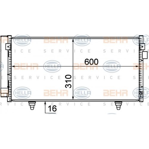 Ψυγείο A/C (Εξωτερικό) SUBARU XV 2013 - 2016 773006400