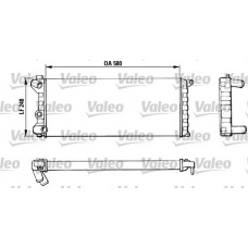 Ψυγείο Νερού FIAT PANDA 1981 - 1986 ( 141A ) VALEO 811392