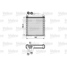 Ψυγείο Καλοριφέρ VW GOLF 2004 - 2008 ( Mk5 ) VALEO 811500