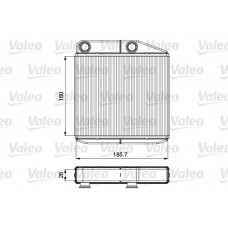 Ψυγείο Καλοριφέρ OPEL CORSA 2006 - 2011 ( D ) VALEO 811502