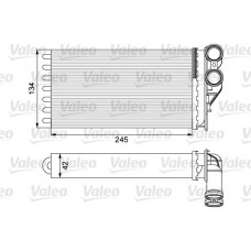 Ψυγείο Καλοριφέρ PEUGEOT 307 2001 - 2005 ( 3A ) ( 3C ) VALEO 811503