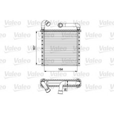 Ψυγείο Καλοριφέρ VW GOLF 2013 - 2017 ( Mk7 ) VALEO 811506