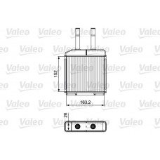 Ψυγείο Καλοριφέρ VALEO 811522