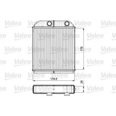 Ψυγείο Καλοριφέρ VOLVO S40 1995 - 2000 ( VS ) VALEO 811538
