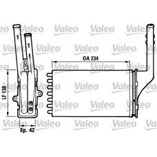 Ψυγείο Καλοριφέρ PEUGEOT 106 1992 - 1995 VALEO 812016