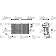 Ψυγείο Καλοριφέρ PEUGEOT 206 2000 - 2008 ( CC ) VALEO 812221